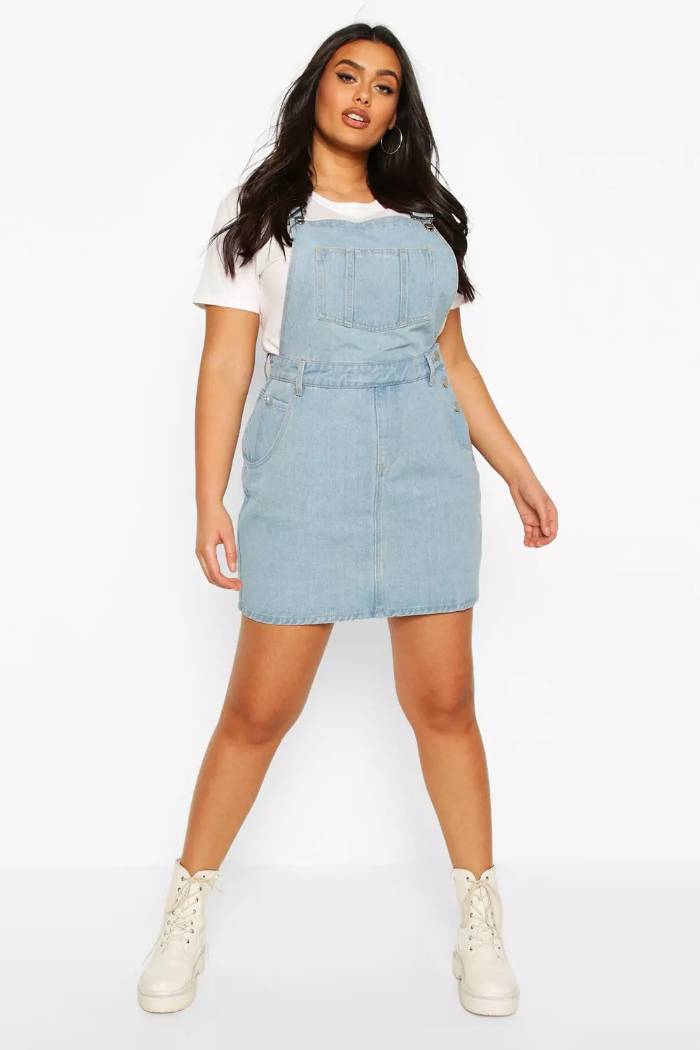 Plus dungaree outlet dress